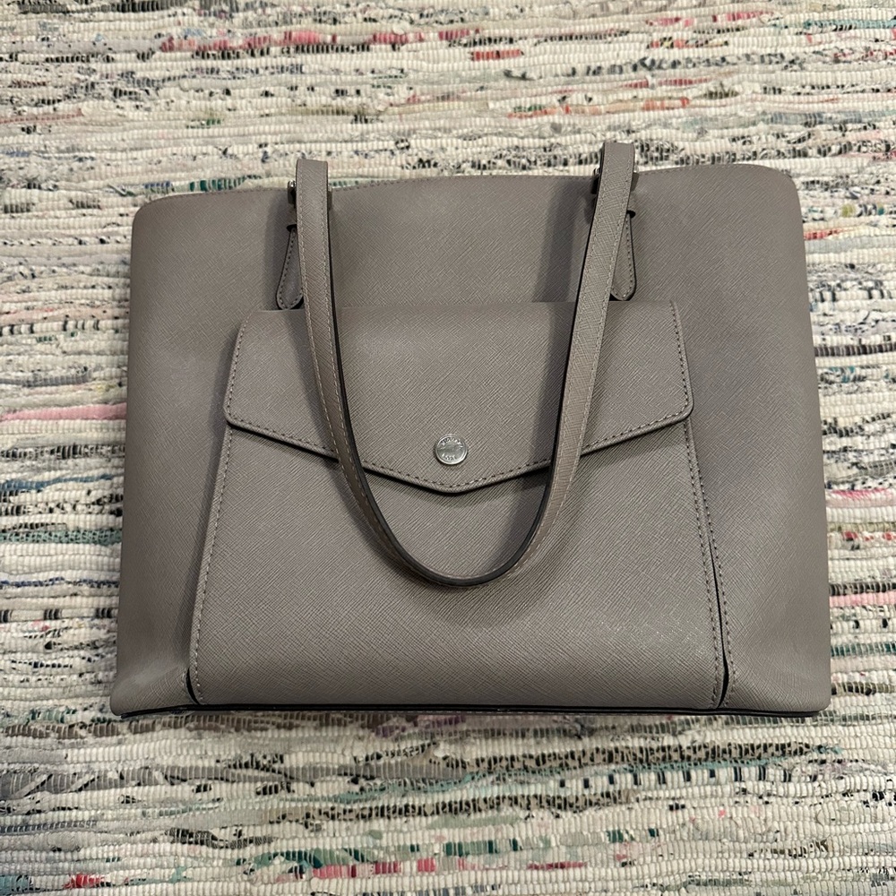 Michael Kors Grey and Silver Purse